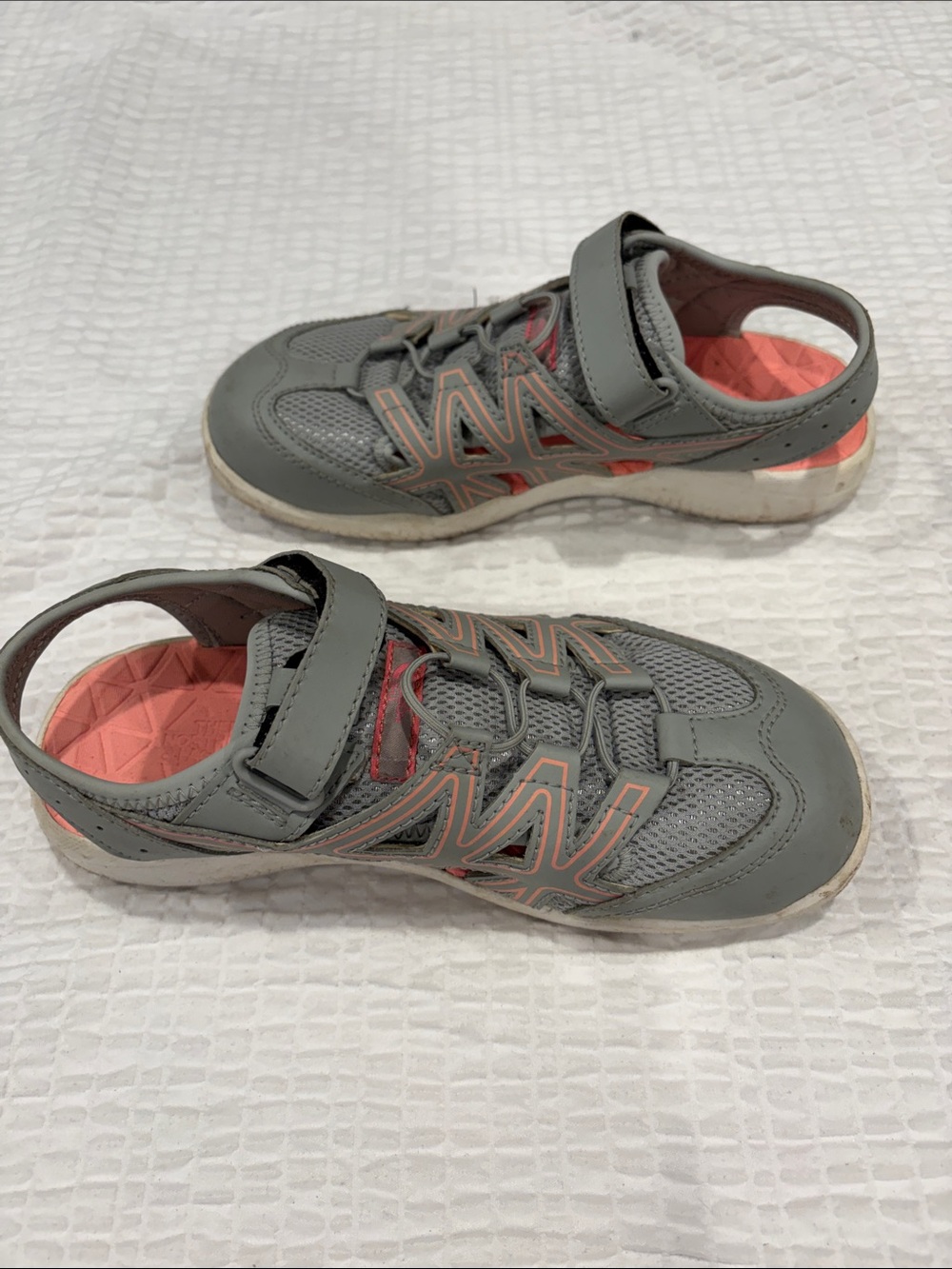 The North Face Kids Grey and Coral Active Sandal Sneakers
